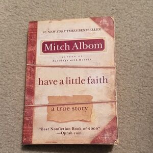 Mitch Albom 'Have a Little Faith' Book